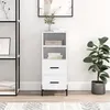 Image de vidaXL Buffet blanc 34,5x34x90 cm bois d'ingénierie828676