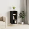 Image de vidaXL Buffet noir 34,5x32,5x90 cm bois d'ingénierie828717