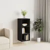Image de vidaXL Buffet noir 34,5x32,5x90 cm bois d'ingÃ©nierie