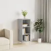 Image de vidaXL Buffet gris bÃ©ton 34,5x32,5x90 cm bois d'ingÃ©nierie