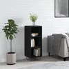 Image de vidaXL Buffet noir 34,5x32,5x90 cm bois d'ingÃ©nierie
