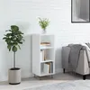 Image de vidaXL Buffet blanc brillant 34,5x32,5x90 cm bois d'ingénierie828726