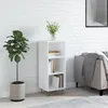 Image de vidaXL Buffet blanc brillant 34,5x32,5x90 cm bois d'ingÃ©nierie