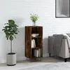 Image de vidaXL Buffet chêne fumé 34,5x32,5x90 cm bois d'ingénierie828729