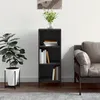 Image de vidaXL Buffet noir 34,5x32,5x90 cm bois d'ingÃ©nierie