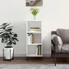 Image de vidaXL Buffet blanc brillant 34,5x32,5x90 cm bois d'ingénierie828734