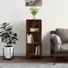 Image de vidaXL Buffet chêne fumé 34,5x32,5x90 cm bois d'ingénierie828737