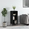 Image de vidaXL Buffet noir 34,5x32,5x90 cm bois d'ingÃ©nierie