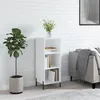 Image de vidaXL Buffet blanc brillant 34,5x32,5x90 cm bois d'ingénierie828742