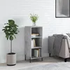 Image de vidaXL Buffet gris bÃ©ton 34,5x32,5x90 cm bois d'ingÃ©nierie