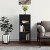 Image de vidaXL Buffet noir 34,5x32,5x90 cm bois d'ingÃ©nierie