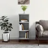 Image de vidaXL Buffet gris bÃ©ton 34,5x32,5x90 cm bois d'ingÃ©nierie