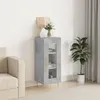 Image de vidaXL Buffet Gris béton 34,5x34x90 cm Bois d'ingénierie828784