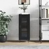 Image de vidaXL Buffet Noir 34,5x34x90 cm Bois d'ingénierie828789