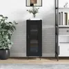 Image de vidaXL Buffet Noir 34,5x34x90 cm Bois d'ingÃ©nierie