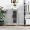 Image de vidaXL Buffet Sonoma gris 34,5x34x90 cm Bois d'ingénierie828794