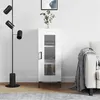 Image de vidaXL Buffet Blanc brillant 34,5x34x90 cm Bois d'ingénierie828798