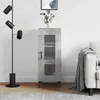 Image de vidaXL Buffet Gris bÃ©ton 34,5x34x90 cm Bois d'ingÃ©nierie