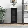 Image de vidaXL Buffet Noir 34,5x34x90 cm Bois d'ingÃ©nierie