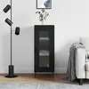 Image de vidaXL Buffet Noir 34,5x34x90 cm Bois d'ingénierie828813