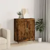 Image de vidaXL Buffet chêne fumé 69,5x34x90 cm bois d'ingénierie