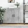Image de vidaXL Buffet gris béton 69,5x34x90 cm bois d'ingénierie