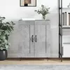 Image de vidaXL Buffet gris bÃ©ton 69,5x34x90 cm bois d'ingÃ©nierie