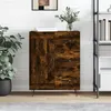 Image de vidaXL Buffet chêne fumé 69,5x34x90 cm bois d'ingénierie