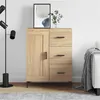 Image de vidaXL Buffet chêne sonoma 69,5x34x90 cm bois d'ingénierie