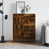 Image de vidaXL Buffet chêne fumé 69,5x34x90 cm bois d'ingénierie830265