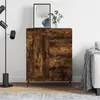 Image de vidaXL Buffet chêne fumé 69,5x34x90 cm bois d'ingénierie