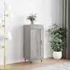 Image de vidaXL Buffet Sonoma gris 34,5x34x90 cm Bois d'ingÃ©nierie