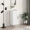 Image de vidaXL Buffet Blanc brillant 34,5x34x90 cm Bois d'ingÃ©nierie