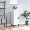 Image de vidaXL Buffet Blanc brillant 34,5x34x90 cm Bois d'ingénierie830446