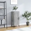 Image de vidaXL Buffet Gris béton 34,5x34x90 cm Bois d'ingénierie830448