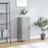 Image de vidaXL Buffet Gris bÃ©ton 34,5x34x90 cm Bois d'ingÃ©nierie