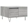 Image de vidaXL Table basse sonoma gris 55x55x36,5 cm bois d'ingÃ©nierie