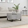 Image de vidaXL Table basse gris béton 55x55x36,5 cm bois d'ingénierie