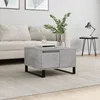 Image de vidaXL Table basse gris bÃ©ton 55x55x36,5 cm bois d'ingÃ©nierie