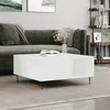 Image de vidaXL Table basse blanc 80x80x36,5 cm bois d'ingÃ©nierie