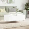 Image de vidaXL Table basse Blanc 90x50x36,5 cm Bois d'ingénierie830796