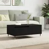 Image de vidaXL Table basse Noir 90x50x36,5 cm Bois d'ingénierie830797