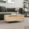 Image de vidaXL Table basse Chêne sonoma 90x50x36,5 cm Bois d'ingénierie830807