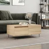 Image de Vidaxl Table Basse ChÃªne Sonoma 90x50x36,5 Cm Bois D'ingÃ©nierie