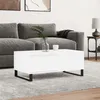 Image de vidaXL Table basse Blanc 90x50x36,5 cm Bois d'ingénierie830812