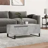Image de vidaXL Table basse Gris béton 90x50x36,5 cm Bois d'ingénierie