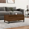 Image de vidaXL Table basse Chêne marron 90x50x36,5 cm Bois d'ingénierie830819