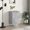 Image de vidaXL Buffet gris béton 40x35x70 cm bois d'ingénierie