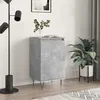 Image de vidaXL Buffet gris bÃ©ton 40x35x70 cm bois d'ingÃ©nierie