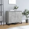 Image de vidaXL Buffets 2 pcs gris béton 40x35x70 cm bois d'ingénierie831077